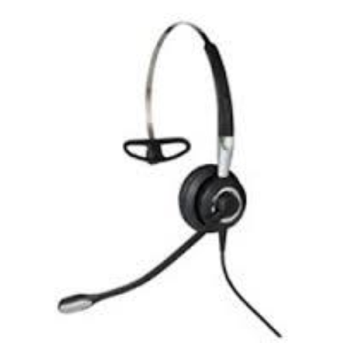 Jabra BIZ 2400 II QD Mono NC 3-in-1 Wideband - Cuffie con microfono - over ear - convertibile - cablato - Quick Disconnect